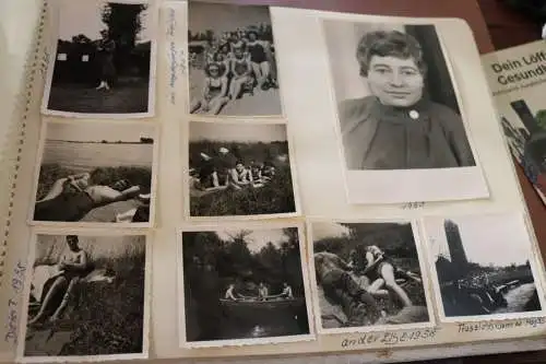 tolles altes Album 187 Fotos einer Frau 50-60er Jahre 