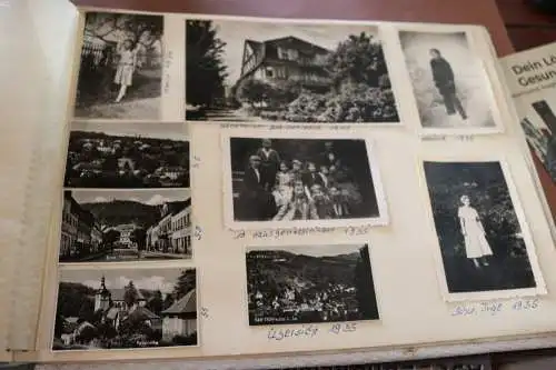 tolles altes Album 187 Fotos einer Frau 50-60er Jahre 