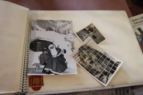 tolles altes Album 187 Fotos einer Frau 50-60er Jahre 
