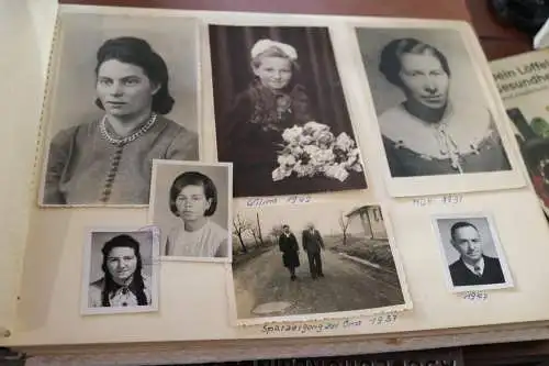 tolles altes Album 187 Fotos einer Frau 50-60er Jahre 