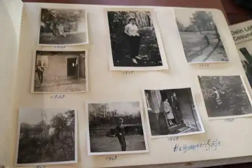 tolles altes Album 187 Fotos einer Frau 50-60er Jahre 