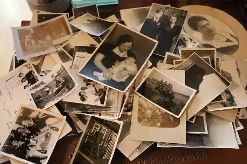 Konvolut alter Fotos - Personen, Landschaften usw. 