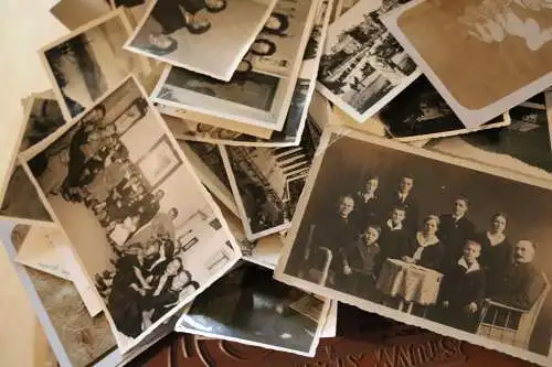 Konvolut alter Fotos - Personen, Landschaften usw. 