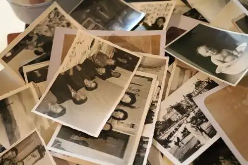 Konvolut alter Fotos - Personen, Landschaften usw. 