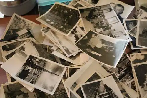 Konvolut alter Fotos - Personen, Landschaften usw. 