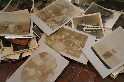 Konvolut alter Fotos - Personen, Landschaften usw. 