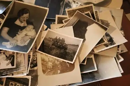Konvolut alter Fotos - Personen, Landschaften usw. 