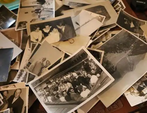 Konvolut alter Fotos - Personen, Landschaften usw. 