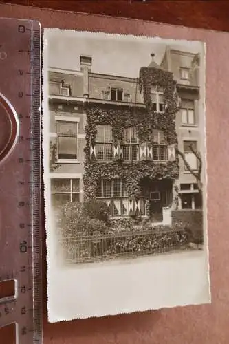 tolles altes Foto - Reihenhaus in der Niederlande - Ort ?? 1937