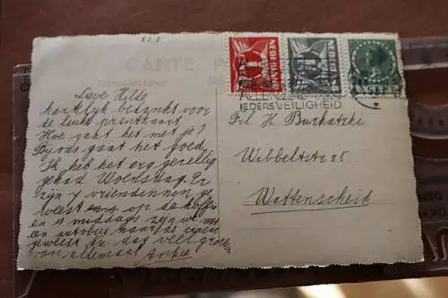 tolles altes Foto - Reihenhaus in der Niederlande - Ort ?? 1937