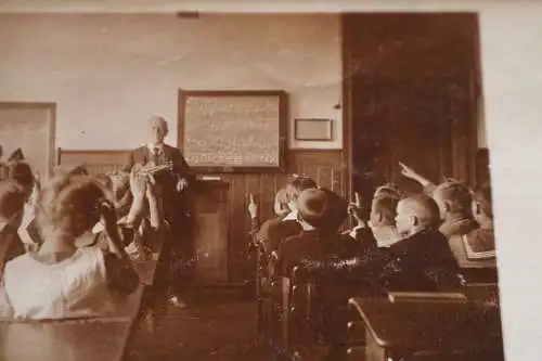 tolles altes Foto - Schulklasse - Klassenraum - Musikunterricht 1910-20 ??