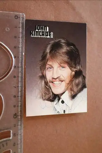 tolle alte Karte Sänger John Kincade   original signiert 