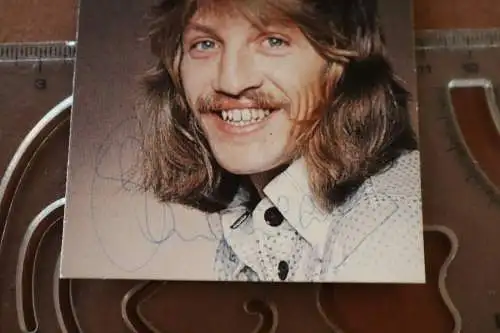 tolle alte Karte Sänger John Kincade   original signiert 