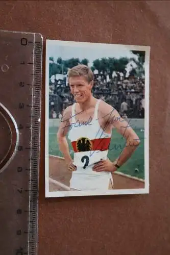 tolles Sammelbild   Franz-Josef Kemper Leichtathlet Olympia   orignial signiert 