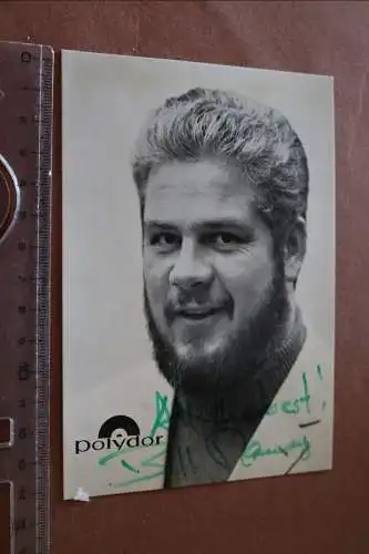 tolle alte Karte Sänger Bill Ramsey original signiert 