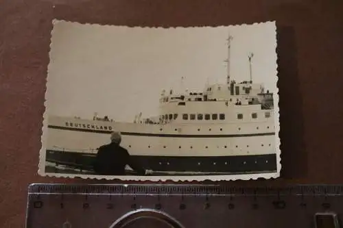 tolles altes Foto Passagierschiff - Deutschland  -  60-70er Jahre ?