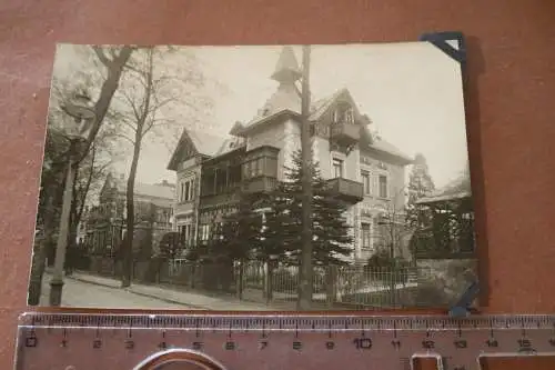 tolles altes Foto - interessantes Haus, Gebäude - Raum Dresden 1910-30 ?