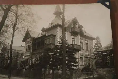 tolles altes Foto - interessantes Haus, Gebäude - Raum Dresden 1910-30 ?