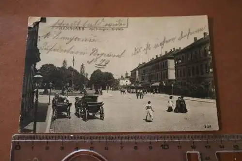 Tolle alte Karte - Hannover Am Königsworterplatz - 1913