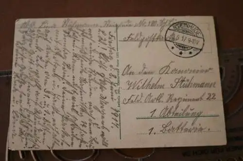 tolle alte Karte - Steinhude Fischerhäuser am Alten Winkel  1917