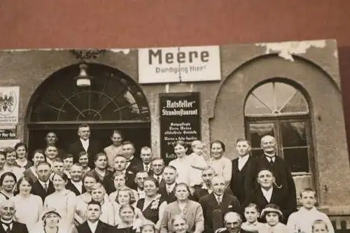tolles altes Foto - Hochzeitsgesellschaft Ratskeller Strandrestaurant Steinhude 