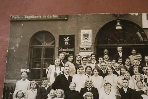 tolles altes Foto - Hochzeitsgesellschaft Ratskeller Strandrestaurant Steinhude 