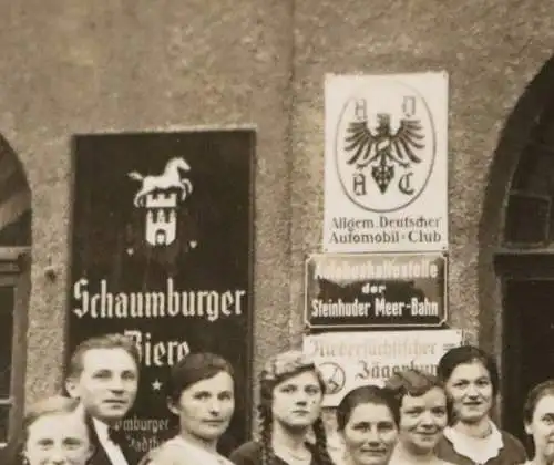 tolles altes Foto - Hochzeitsgesellschaft Ratskeller Strandrestaurant Steinhude 