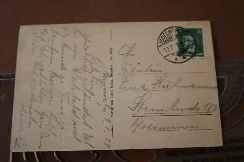 tolle alte Karte - Gruß aus Ummeln - Gartenwirtschaft August Grewer 1928