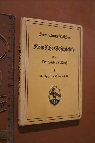 Altes Buch - Sammlung Göschen - Römische Geschichte Nr. 1 - 1913