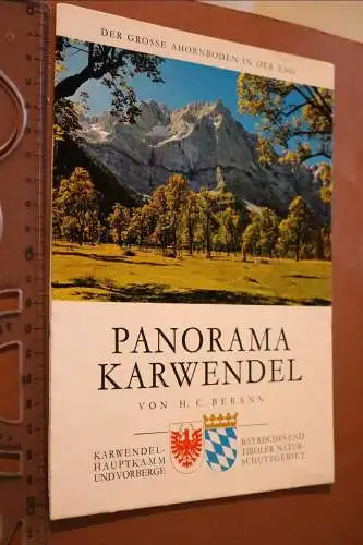 tolle alte Panoramakarte - Karwendel 80-90er Jahre ?