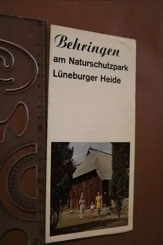 alte Infoblätter - Behringen Lüneburger Heide - Pensionshäuser - 70er Jahre ?