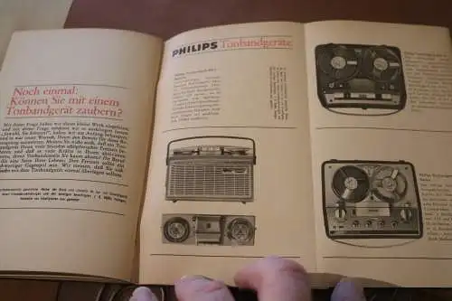 tolles altes Heft - Philips - Ein Weg für Tonbandfreunde 60-70er Jahre ?