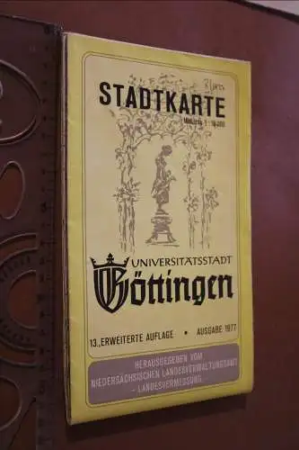 tolle alte Stadtkarte - Göttingen 1977 - 1:10.000