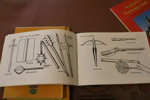 sechs Stadtpläne und Infohefte- Wernigerode  70-90er Jahre