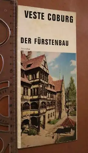 altes Infoblatt - Veste Coburg - Der Fürstenbau 