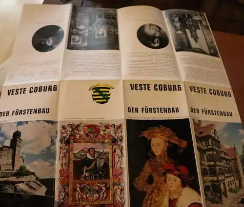 altes Infoblatt - Veste Coburg - Der Fürstenbau 