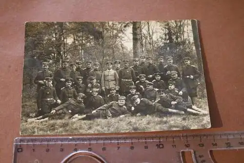 tolles altes Gruppenfoto Soldaten - Schulterstücke