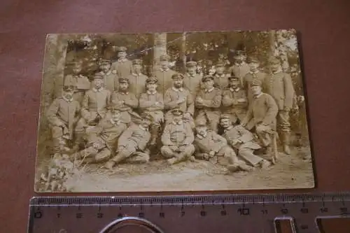 tolles altes Gruppenfoto Soldaten 