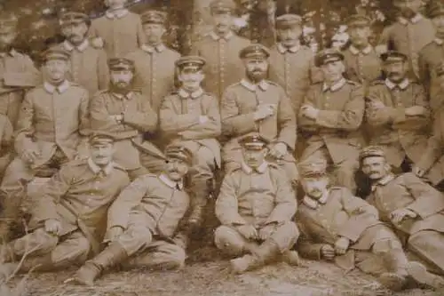 tolles altes Gruppenfoto Soldaten 