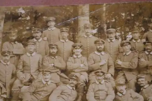 tolles altes Gruppenfoto Soldaten 