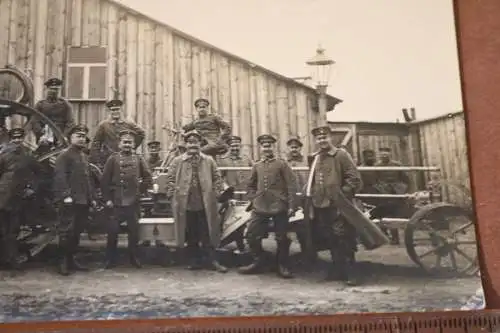 tolles altes Foto - Soldaten mit einem Motorpflug - Etappenmagazin 12.Armee