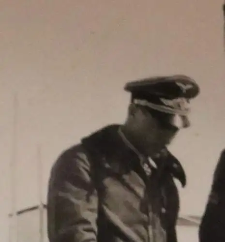 tolles altes Foto zwei Piloten - einer hochdekoriert 