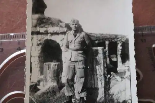 tolles altes Foto - Portrait Soldat der Luftwaffe Südfront 