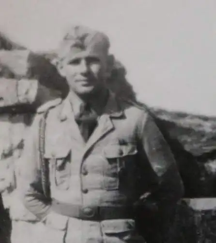 tolles altes Foto - Portrait Soldat der Luftwaffe Südfront 
