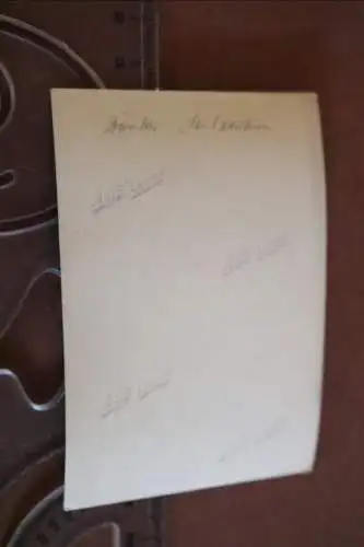 altes Foto  Soldaten posieren vor Bunker ? Restaurant zum Auerhahn