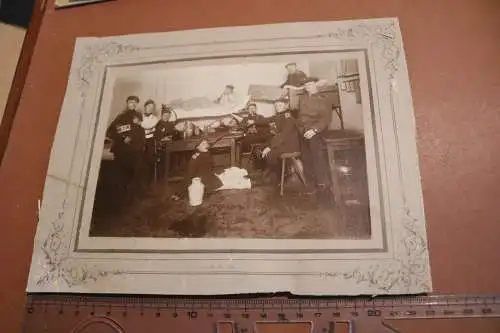 tolles altes Gruppenfoto Soldaten - Artillerie-Regt. 45 ??? Schulterstücke -1903