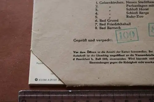 8 Bildpostkarten zu je 20Pf - A29/221 bis A29/228 original verpackt 