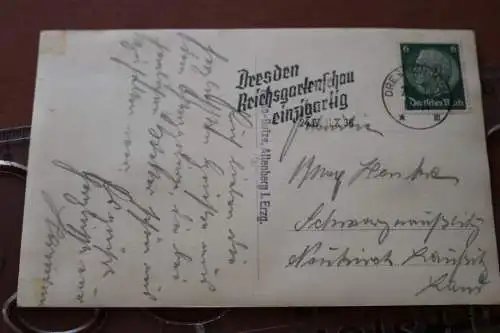 tolle alte Karte - Grosse Weitungen a.d. Heinrichsohle - 1936