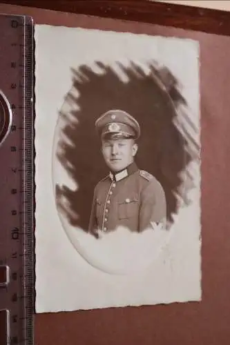 tolles altes Foto  Portrait eines Soldaten der Reichswehr 10 Inf. Regt ? Jüterbo