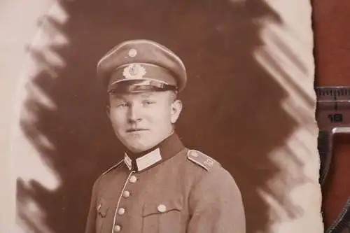 tolles altes Foto  Portrait eines Soldaten der Reichswehr 10 Inf. Regt ? Jüterbo